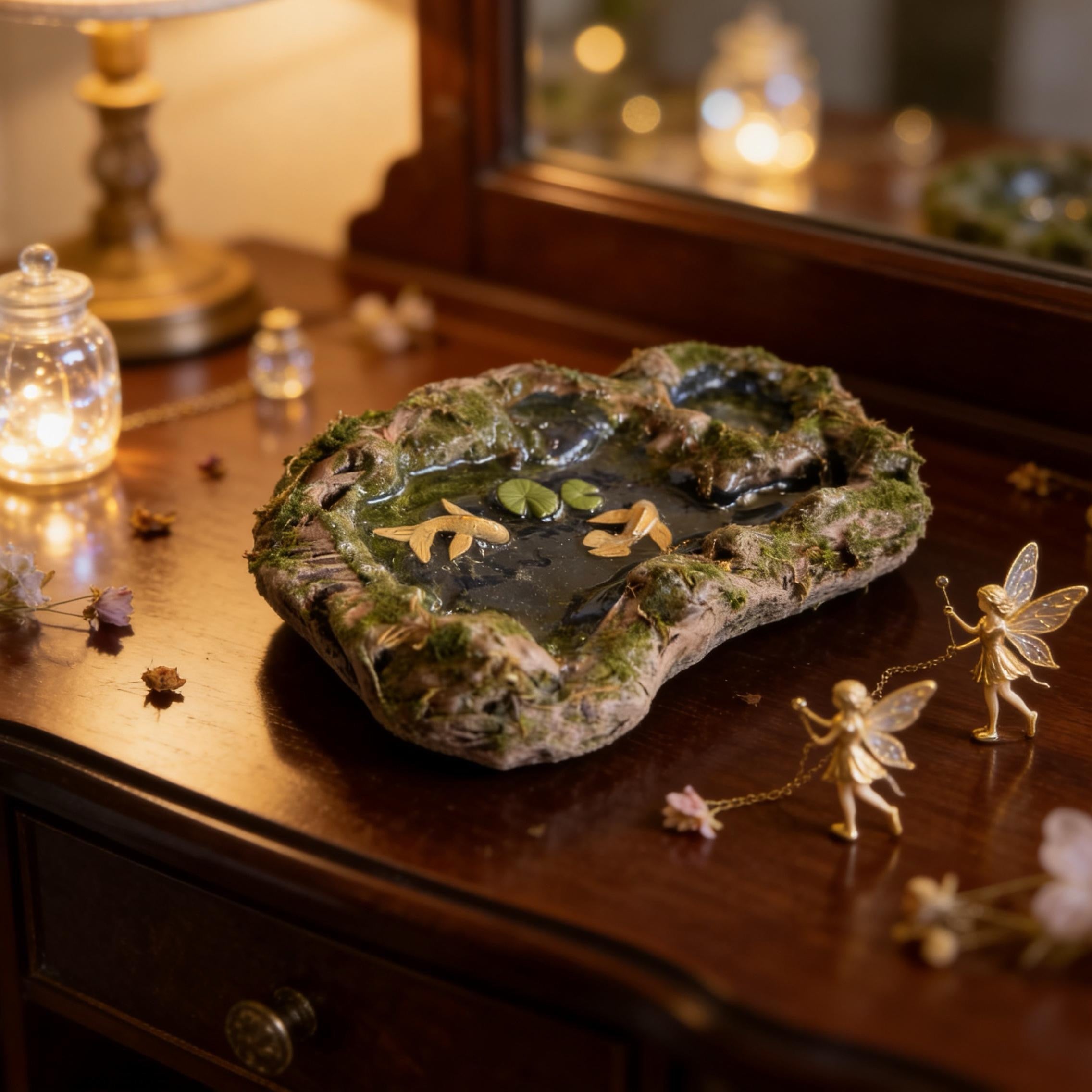 Koi Pond Jewelry Dish