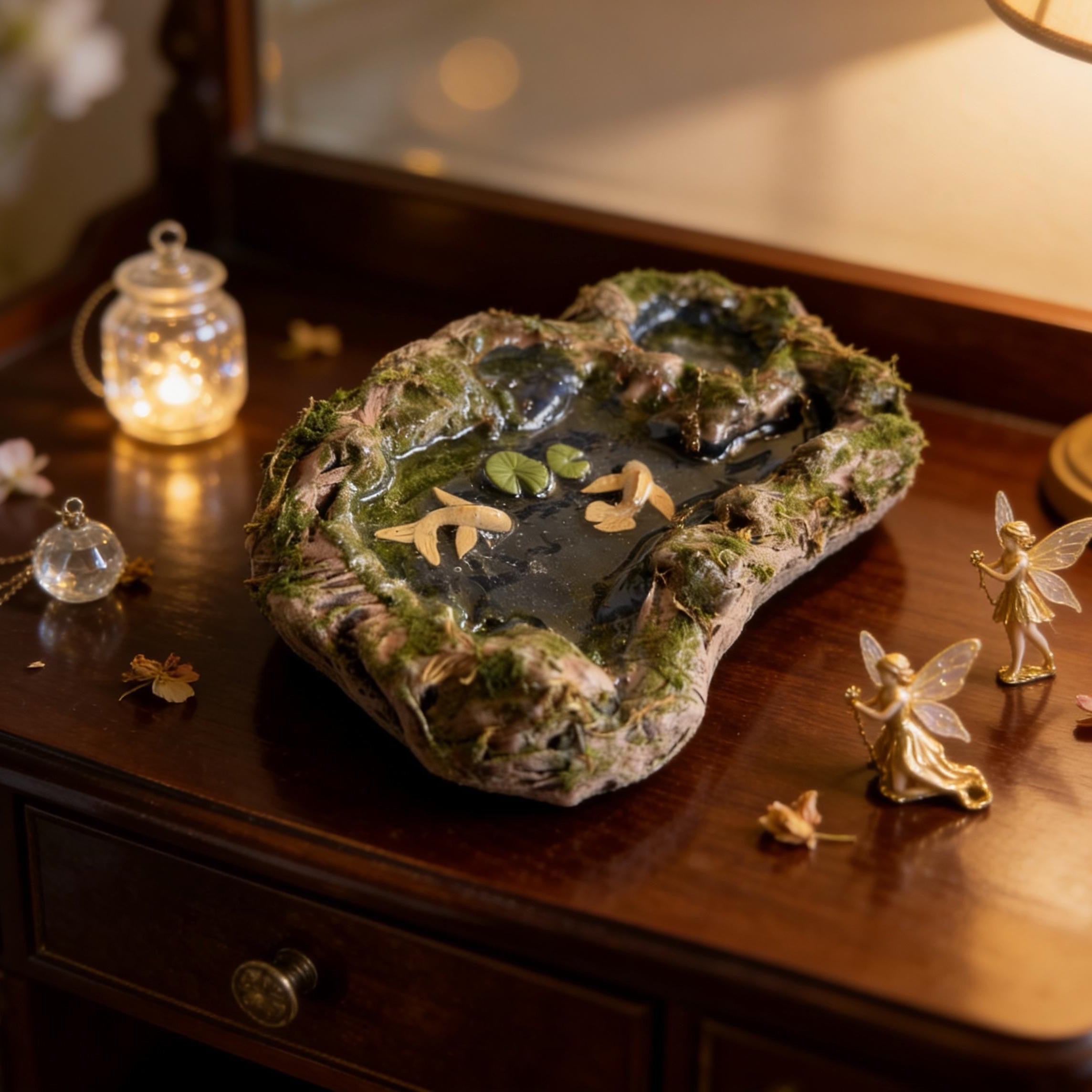 Koi Pond Jewelry Dish