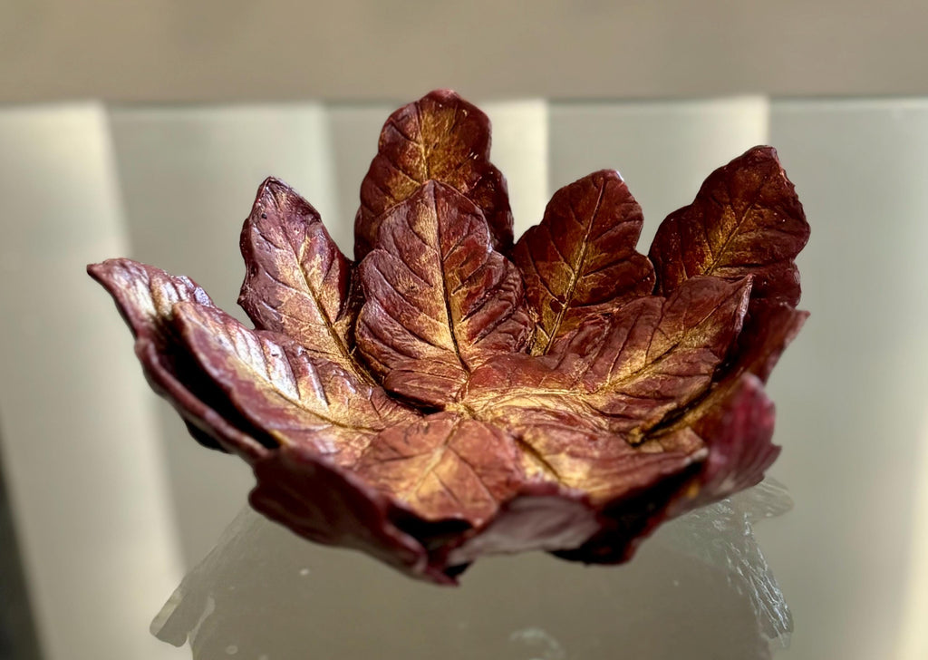 Handmade Fall Maple Leaf Bowl