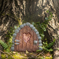 Fairy Garden Door with Heart: Whimsical Gnome House Decor