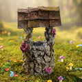 Fairy Garden Wishing Well: Miniature Mossy Garden Accessory